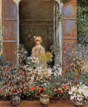 尅勞德 莫奈 Camille Monet at the Window, Argentuil 尅勞德 莫奈 Camille Monet at the Window, Argentuil